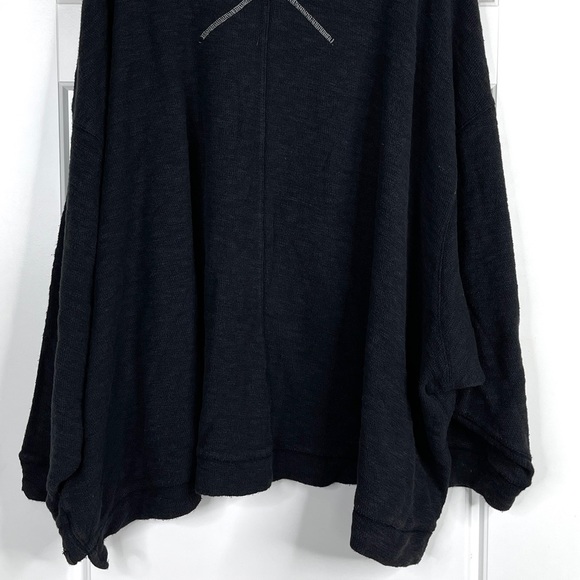 FREE PEOPLE We The Free Care FP Come Again Tee NEW Size L Obsidian - Picture 8 of 12